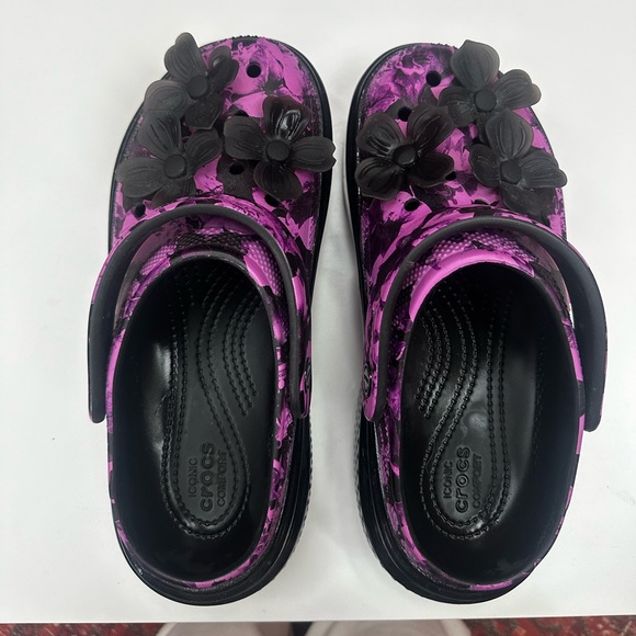 CROCS Stomp Hyper Floral Platform Clog RARE! - Picture 3 of 8